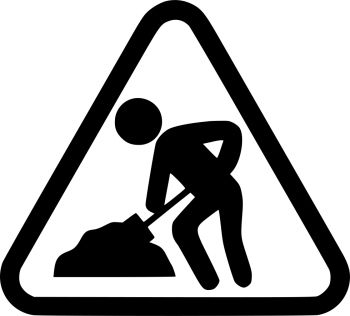 正在施工png格式免抠图片